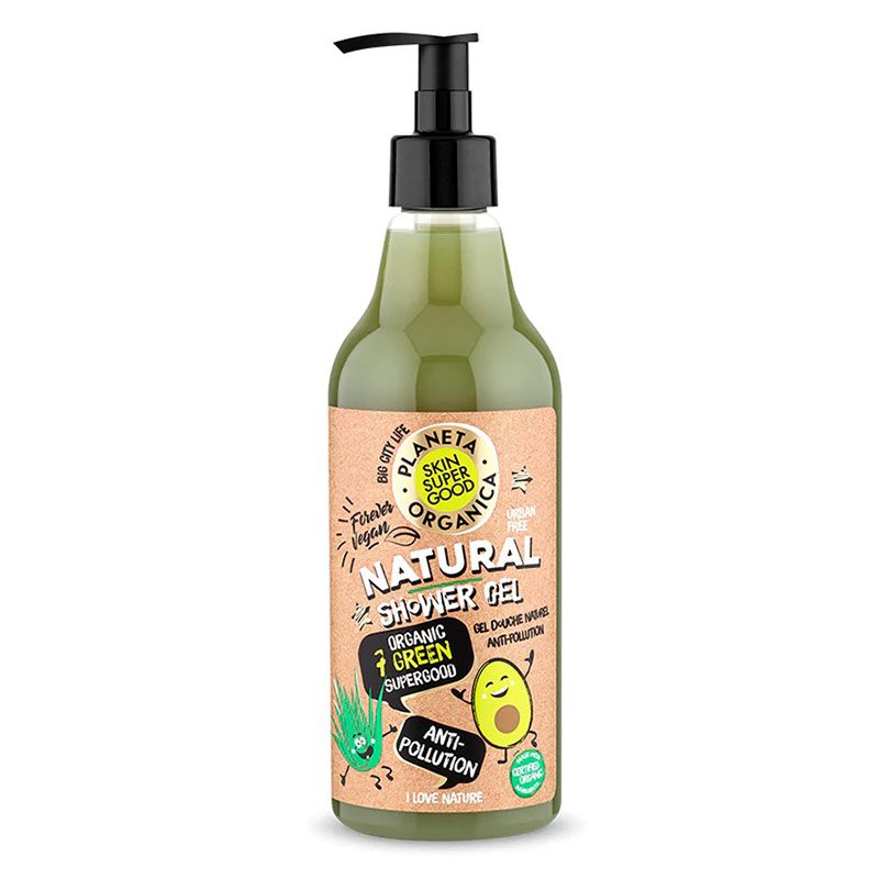 Gel de Ducha Skin Super Good Anti Polucion 7 Organic Green 500 ml - La Tiendita de la Jose